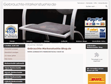 Tablet Screenshot of gebrauchte-markenstuehle.de
